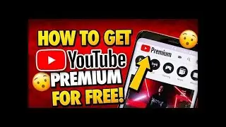 HOW TO GET YOUTUBE PREMIUM FOR FREE 🤫🤫😮😮NEW TRICK 💯💯💯💯