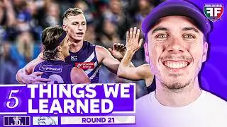 5 THINGS WE LEARNED from Fremantle v Western Bulldogs | AFL Round 21 2026