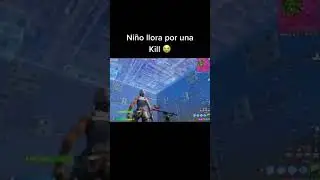 Niño llora por una kill en Fortnite 