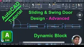 How to Create Sliding & Swing Door Design as Dynamic Block in AutoCAD