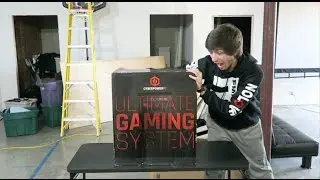 CyberPowerPC Unboxing! - I FINALLY GOT A PC!