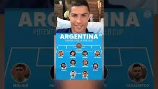 WM 2022: Argentinien Aufstellung 🔥 #shorts #wm2022 #argentinien #worldcup2022