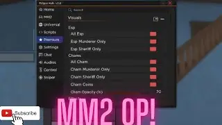 Roblox Murder Mystery 2 OP SCRIPT (ECLISPE HUB)" THE BEST HUB IN MM2?! (WORKS)