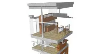 Tadao Ando 4 x4 House_Sketchup