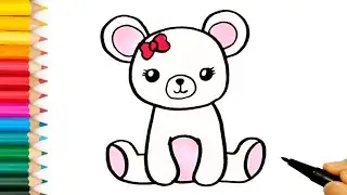 How To Draw A Teddy Bear a Girls