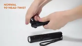 T03 twist head 90° flashlight video