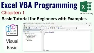 Excel VBA Programming Tutorial (Chapter 1)