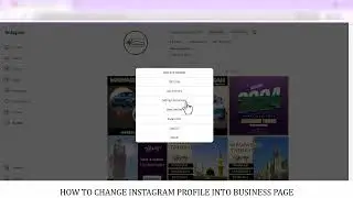how to change Instagram profile into business page in Urdu and Hindi