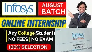 [NEW UPDATE] Infosys Springboard Internship 2024 | Free Online Internships for College Students 5.0