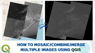 QGIS Merge / Mosaic Multiple Landsat Scenes into one file