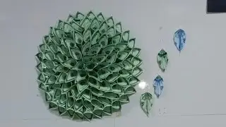unique art with money money money 🤑