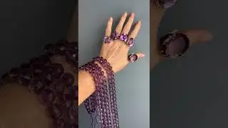 Украшения с АМЕТИСТОМ в телеграм https://t.me/ShaidovaJewelry #шайдова #jewelry #аметист #украшения