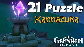 21 Puzzle Electro & Cubes Location - Lokasi Puzzle Kannazuka Inazuma - Genshin Impact