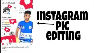 Instagram pic editing | Picsart editing tutorial.