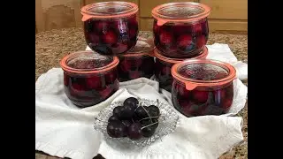 Water Bath Canning: Cherries in Weck Jars