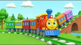Chu Chu Train Cartoon Video for Kids Fun | Train Cartoon - Train Videos | Choo Choo Train Kids Video