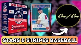 BLACK 1/1! 2024 USA Stars & Stripes Baseball Mega Box Review!