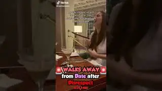Man Walks Away from Girl on Date after she Disrespects.. 