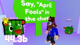 How to get APRIL FOOLS NEW EXCLUSIVE PET in Pet Simulator X