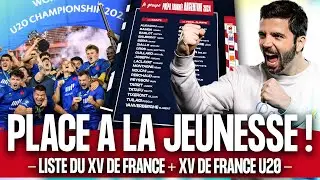 LA LISTE du XV de FRANCE pour l'ARGENTINE et la COUPE du MONDE U20 !