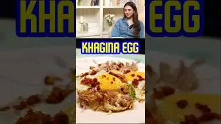 Aditi Rao's special Hyderabad Khagina recipe...spicy egg omelette..#shorts...#asmr..