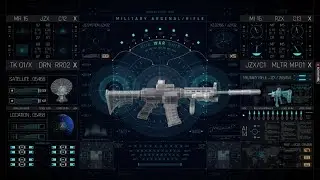 HUD UI interface with sound effects || Intro for gamer