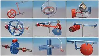 507 Mechanical Movements Vol. 17 (No. 145–153) - 3D Animation
