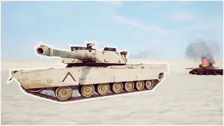 Squad Tank Battle Between T-62 and Abram