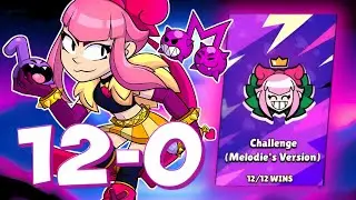 How to Win the Melodie Challenge 12-0 in Brawl Stars | *FREE* Melodie
