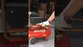 Moto compresor de aire 25 litros Wulkan motor eléctrico 2HP 220V modelo WK-CE-25 www.tecnodeliv.cl