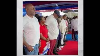 Pastor prays at Napo's unveiling ceremony in Kumasi