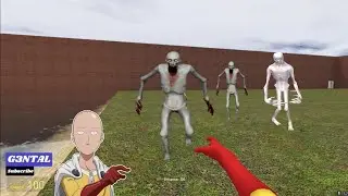 Saitama playing garry's mode different level 😂😂