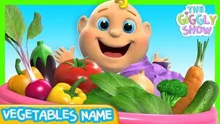 Learn Vegetables Name for Kids in English - Fun 3D Animation
