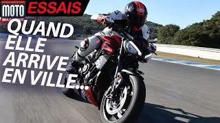 TRIUMPH STREET TRIPLE 765 RS, la reine de la street ? ▶︎ Essai Moto Magazine