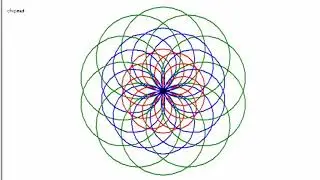 Colourful Rosette | Python Programming | Graphics | Coding