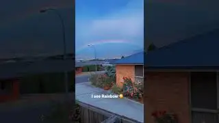 My 6AM routine .Rqinbow viewing 🥰