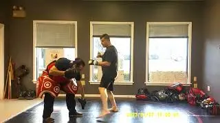Liu seong Royal Kung Fu/silat  Crescent kick demo