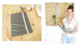 How to Sew a Notebook Cover With a Pocket