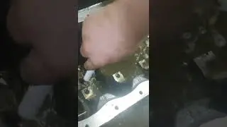 Хонингую блок ёршиком.