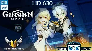 Genshin Impact | version 2.1 | HD 630 + i3 7100 | Lowest Settings | Render Resolution 0.8 | 1080p
