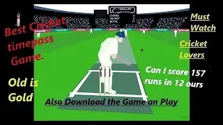 Npower Test Series Cricket Game | Download | Gameplay , must watch!! #cricketgame  #cricketlover
