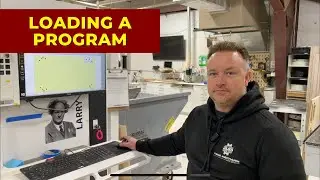 How to load a program on the Homag CNC