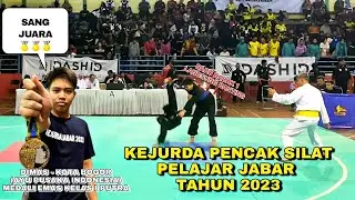 SANG JUARA 🏅 BEST MOMENT : DIMAS DARI API KOTA BOGOR EVENT KEJURDA PENCAK SILAT JABAR 2023