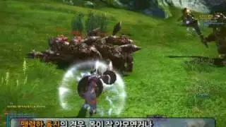 TERA ЗБТ 2 геймплей: Castanic Lancer