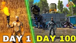 I Survived 100 Days Ark Mobile Ultimate Edition | The Island 