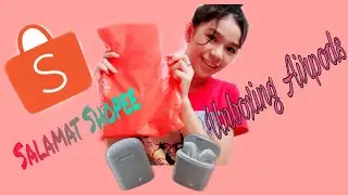 Unboxing Airpods (Binili Ng Mama Ko Sa Shopee) #salamatshopee