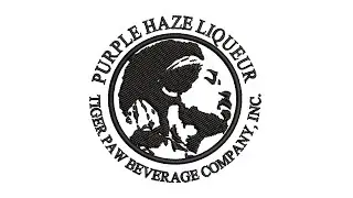 Purple Haze Embroidery logo  for Polo Shirt.