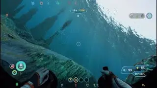 Getting Punched by a rock in Subnautica Below Zero