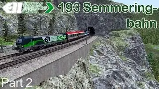 BR 193 Vectron, Eichberg to Semmering (Semmeringbahn) TS 2015 [60fps]