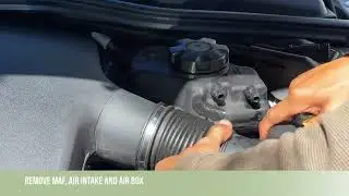 BMW S85 V10 E60 M5 Expansion tank replacement